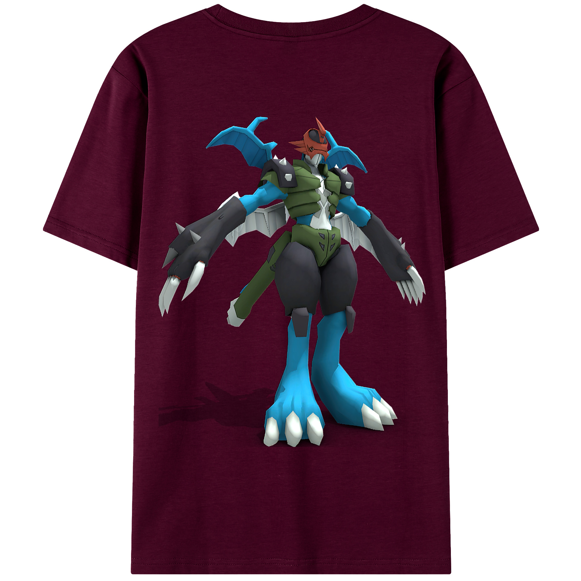 （画像用） Digimon デジタルモンスター/デジモン レディース半袖Tシャツ(バックプリント)